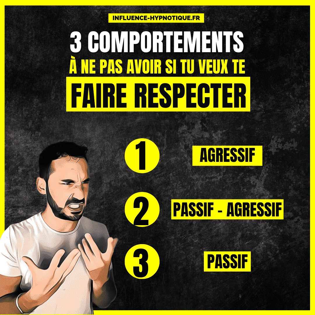 3 comportements à ne pas avoir si tu veux te faire respecter