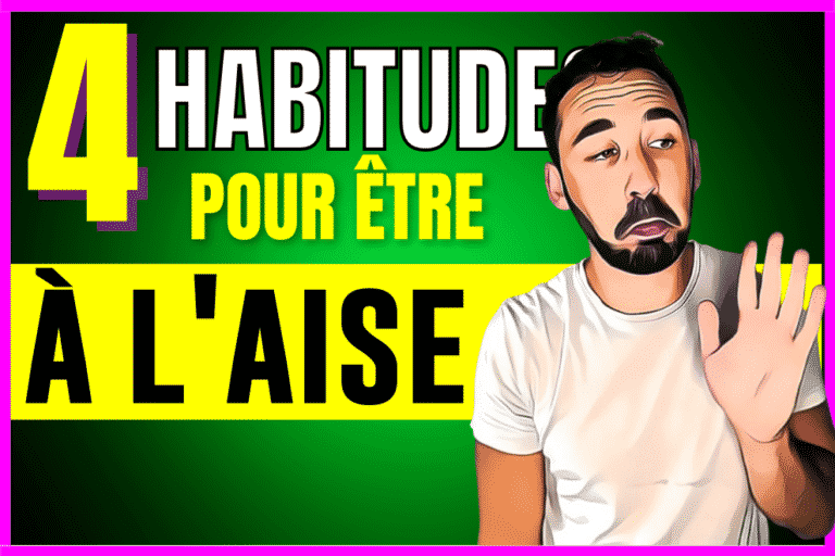 4 habitudes pour être plus à l'aise socialement