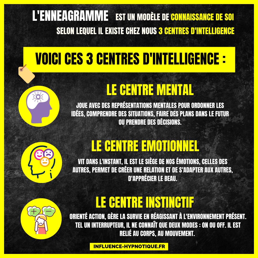 3 piliers intelligence de l'enneagramme